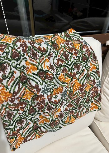 Bohem Çok Renkli Mini Etek - Görsel 5