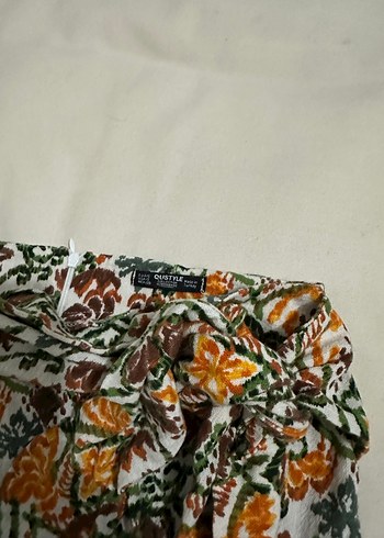 Bohem Çok Renkli Mini Etek - Görsel 4