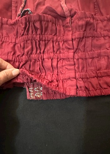 Bordo İşlemeli Boncuklu Mini Büstiyer - Görsel 4