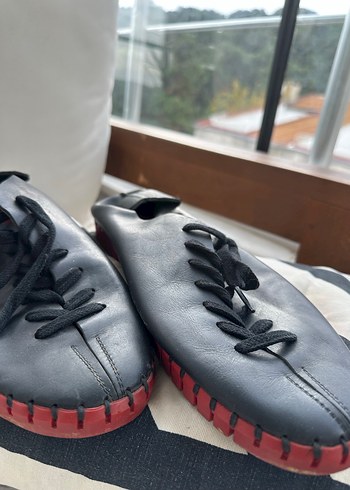 Siyah Erkek Bağcıklı Street Wear Spor Ayakkabı - Görsel 3