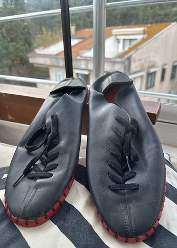 Siyah Erkek Bağcıklı Street Wear Spor Ayakkabı - Görsel 2