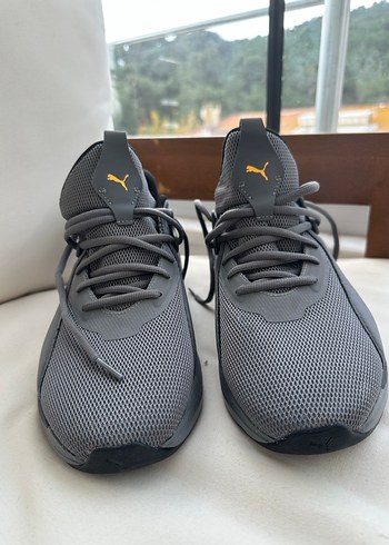 Gri Erkek Spor Ayakkabı Velcro Detaylı - Görsel 3