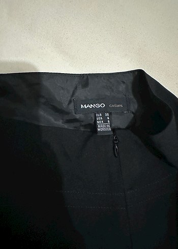 Kadın Siyah Piliseli Midi Mini Etek - Görsel 4