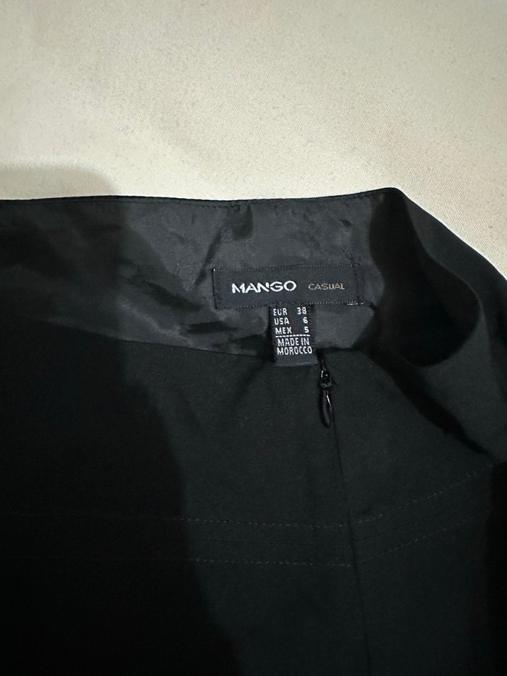 Kadın Siyah Piliseli Midi Mini Etek - Görsel 4