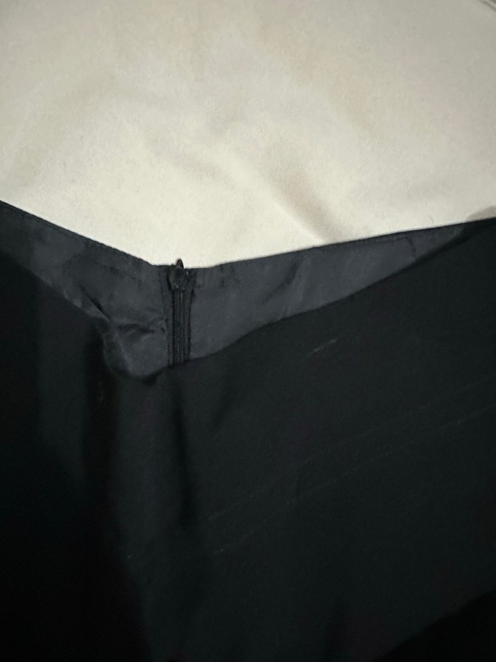 Kadın Siyah Piliseli Midi Mini Etek - Görsel 3