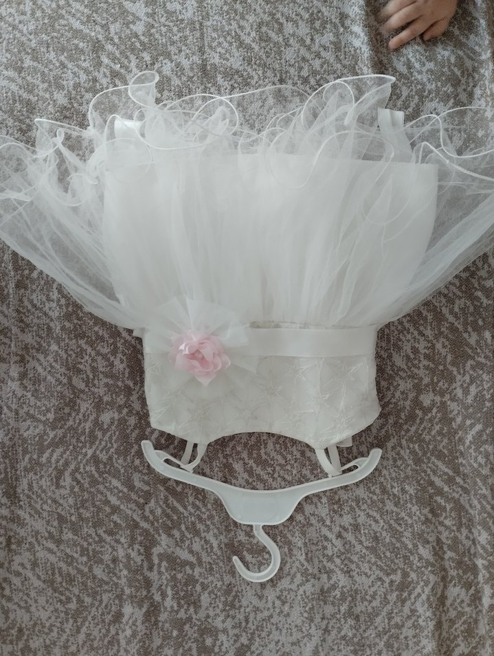 Beyaz kız bebek gelinlik - Görsel 2