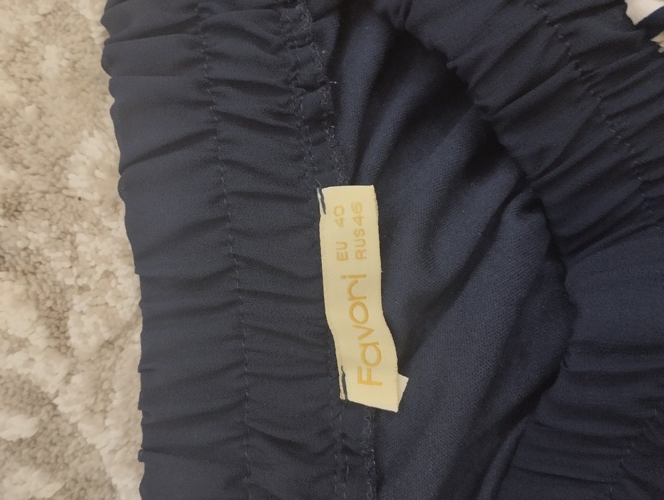 lacivert beyaz Çizgili Uzun Straplez Elbise - Görsel 5