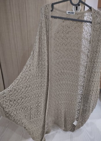 sütlü kahve yarasa kol salaş hirka - Görsel 2