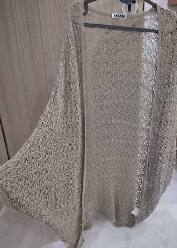 sütlü kahve yarasa kol salaş hirka - Görsel 3