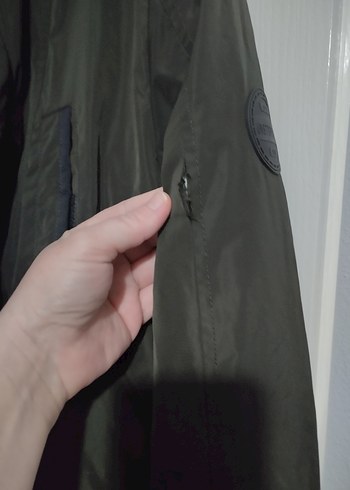 haki yeşil erkek parka - Görsel 7