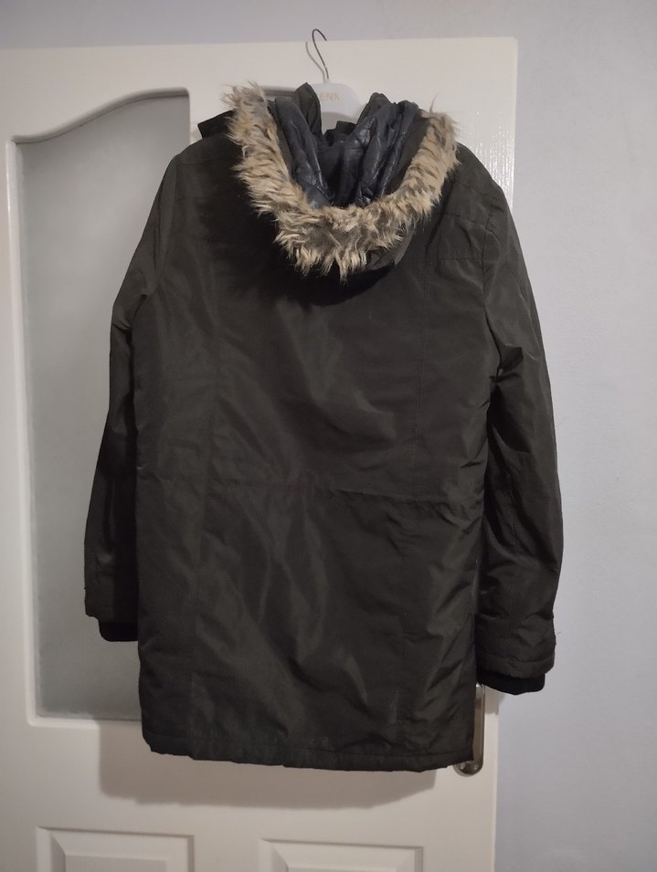 haki yeşil erkek parka - Görsel 2