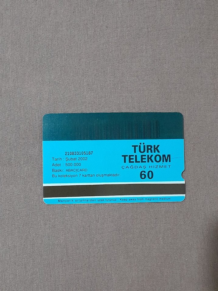2002 Türk Telekom Kartı - Görsel 2