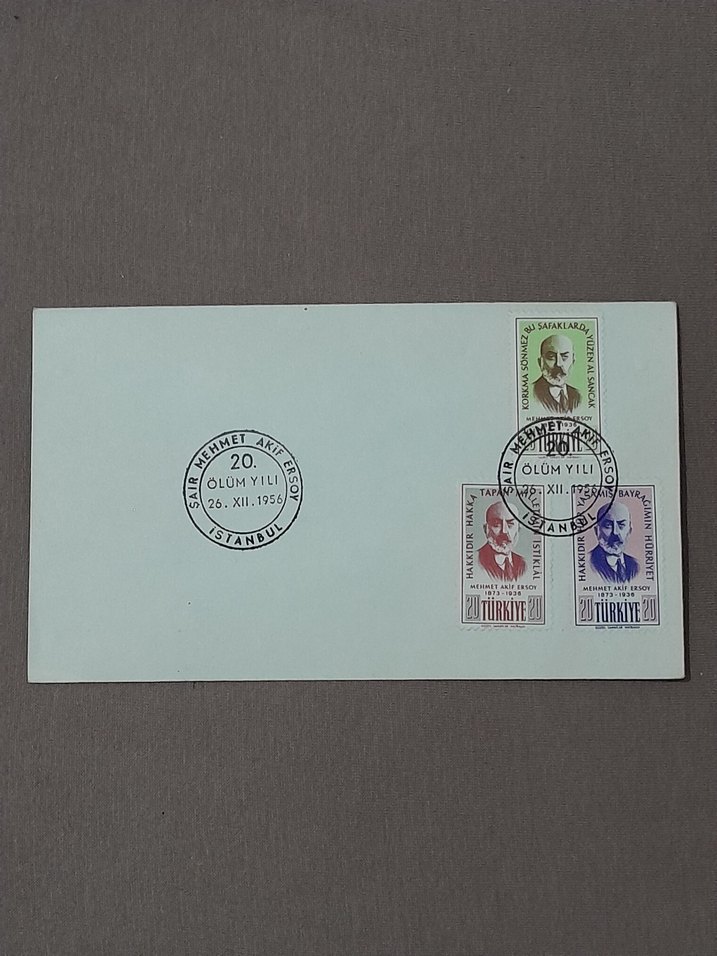 Mehmet Akif Ersoy Pullu ZARF - Görsel 2