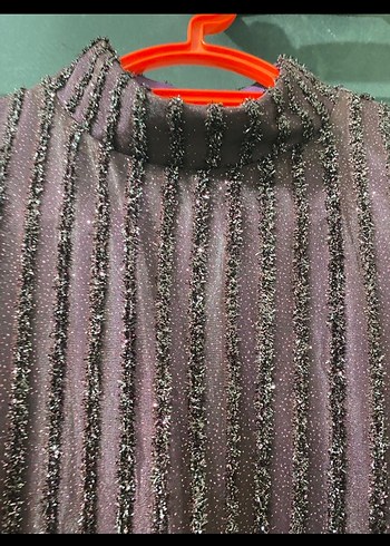 Kadın Mor Piliseli Uzun Elbise - Görsel 4