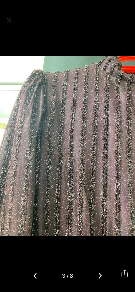 Kadın Mor Piliseli Uzun Elbise - Görsel 3