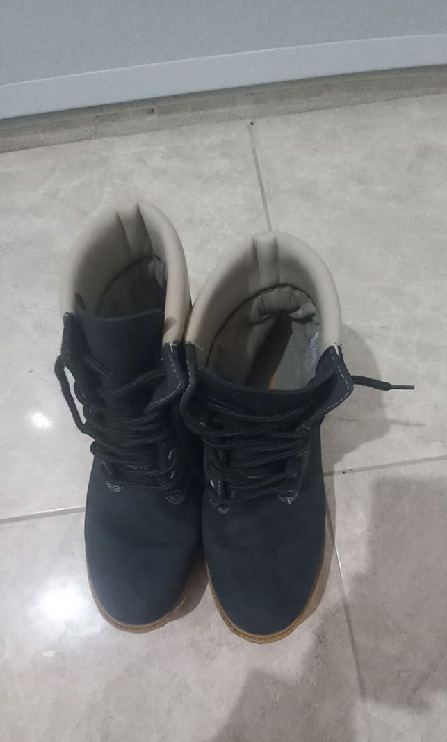 Siyah Süet Erkek Street Style Bot - Görsel 3