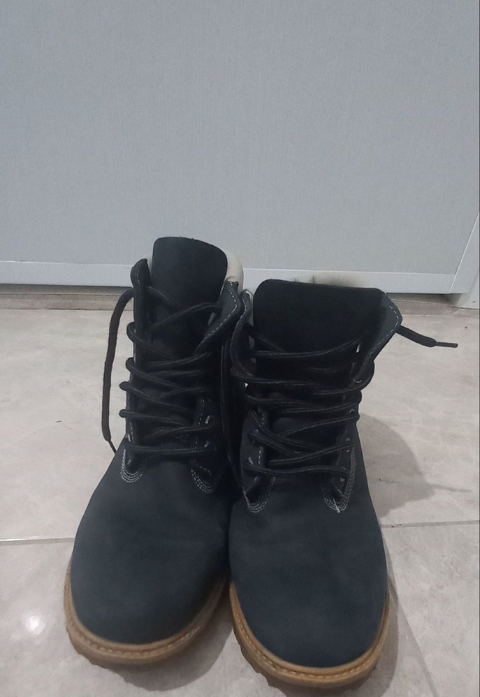 Siyah Süet Erkek Street Style Bot - Görsel 2