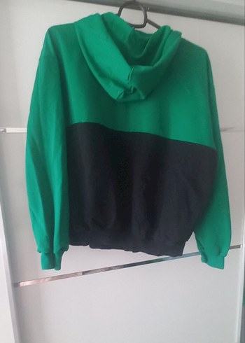 Erkek Çocuk Fermuarlı Yeşil Sweatshirt - Görsel 2