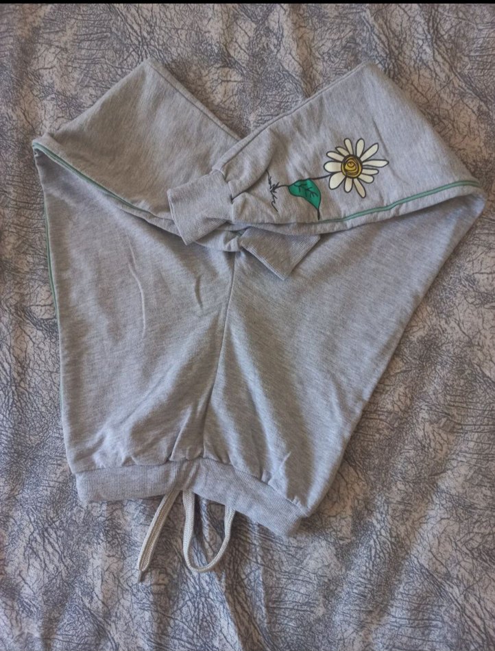 Nakışlı ve Payetli Kız Sweatshirt ve Eşofman Takımı - Görsel 3