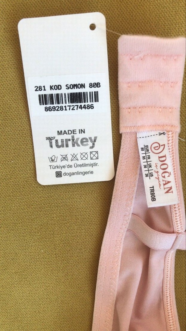 Pastel Pembe Minimalist Sütyen - Görsel 2