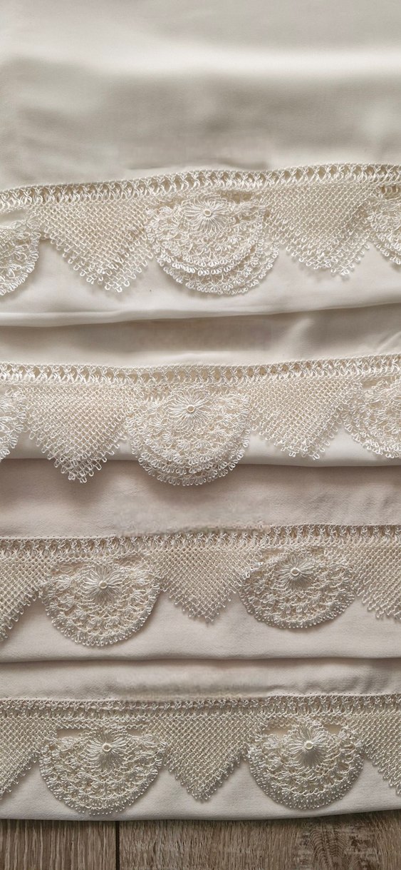 iğne oyası namaz başörtüsü mevlit tülbenti - Görsel 5