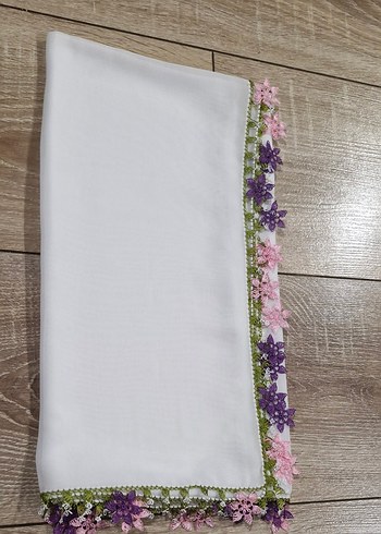 iğne oyası namaz başörtüsü mevlit tülbenti - Görsel 3