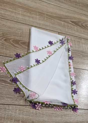 iğne oyası namaz başörtüsü mevlit tülbenti - Görsel 2