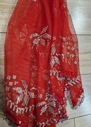 Tel kırma kına örtüsü özel el yapımı - Görsel 6