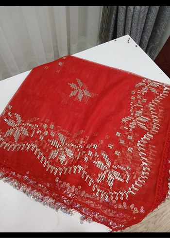 Tel kırma kına örtüsü özel el yapımı - Görsel 2