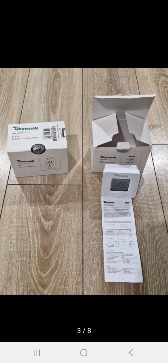 Baymak Kablosuz Oda Termostatı LOGI - Görsel 2