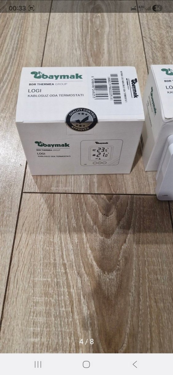 Baymak Kablosuz Oda Termostatı LOGI - Görsel 3