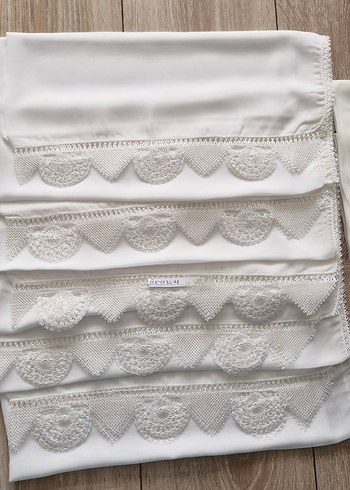 iğne oyası namaz başörtüsü mevlit tülbenti - Görsel 3