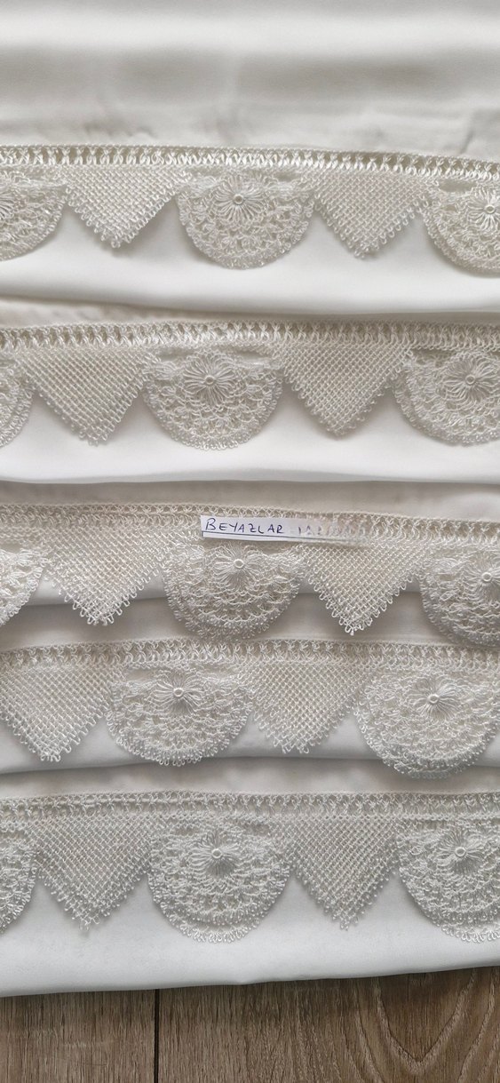 iğne oyası namaz başörtüsü mevlit tülbenti - Görsel 4