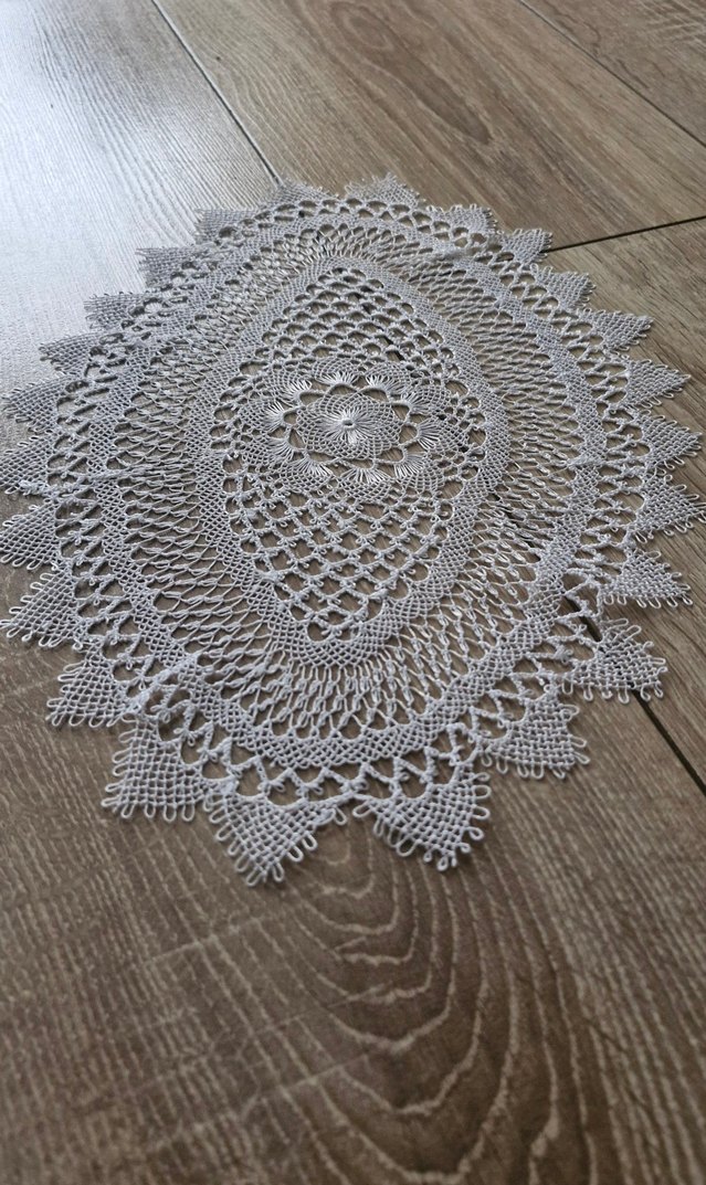 Tepsi örtüsü iğne oyası söz&Nişan için - Görsel 2