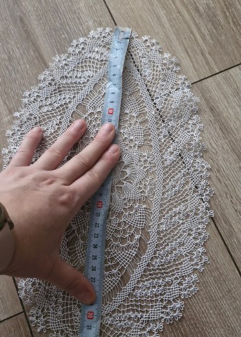 Tepsi Örtüsü İğne oyası Söz&Nişan için - Görsel 5