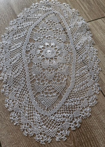 Tepsi Örtüsü İğne oyası Söz&Nişan için - Görsel 4