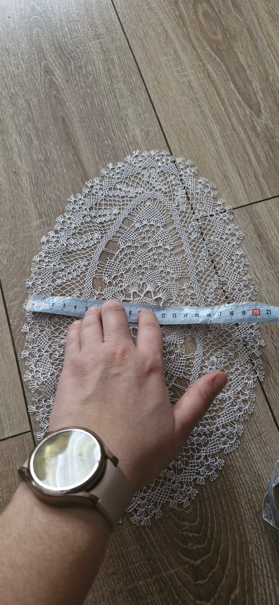 Tepsi Örtüsü İğne oyası Söz&Nişan için - Görsel 3