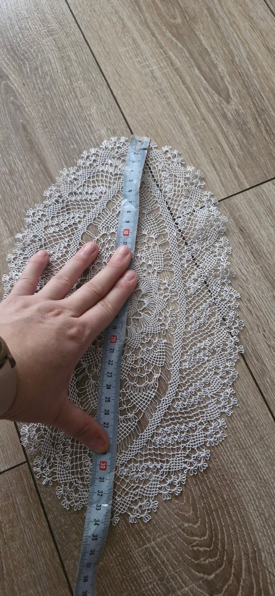 Tepsi Örtüsü İğne oyası Söz&Nişan için - Görsel 5