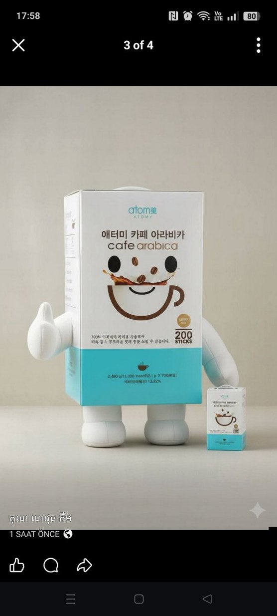 Güney Kore Atomy kahvesi - Görsel 2