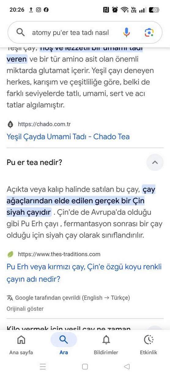 Atomy Puer Yeşil Çay Ekstresi - Görsel 2