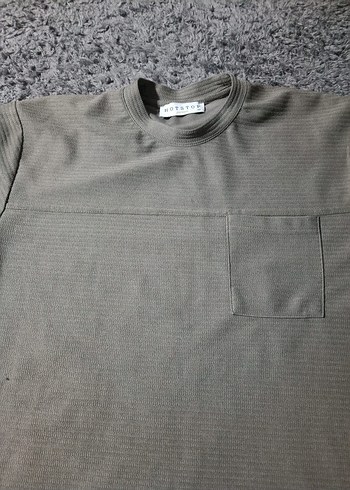 Gri Erkek Basic Tişört - Görsel 3