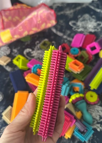 Yumuşak çivili yapı seti. Kirpi seti - Görsel 2