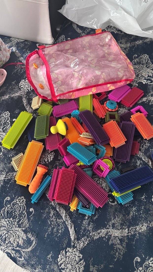 Yumuşak çivili yapı seti. Kirpi seti - Görsel 3