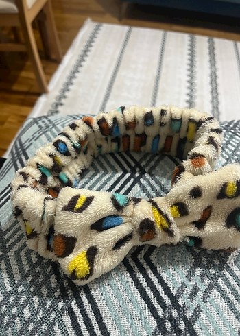 Renkli Peluş Detaylı Bohem Saç Bandı - Görsel 3