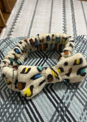 Renkli Peluş Detaylı Bohem Saç Bandı - Görsel 4