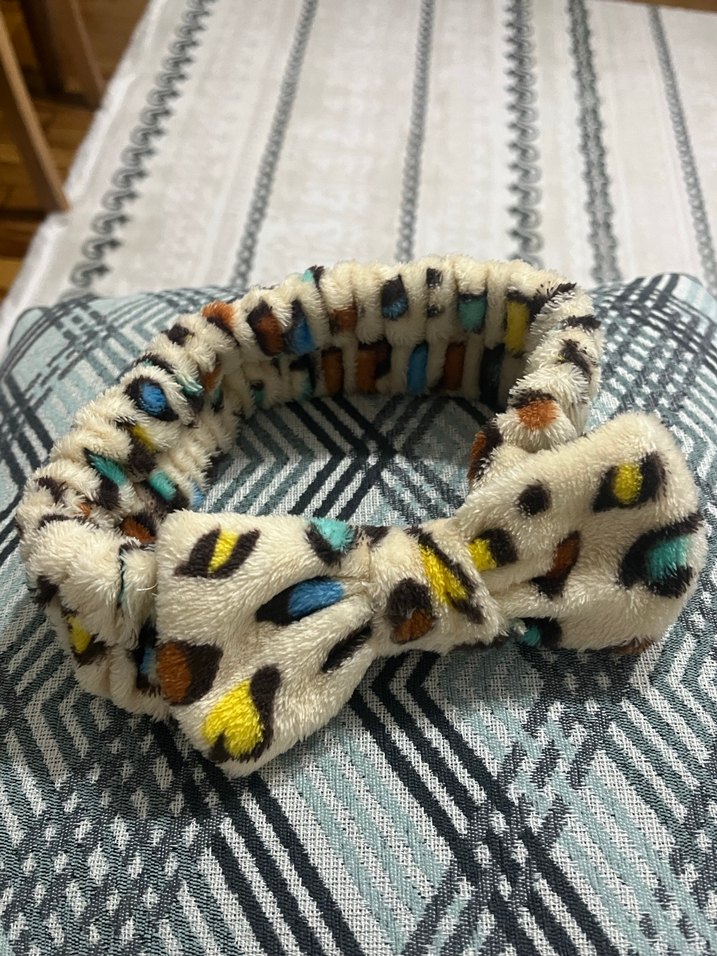 Renkli Peluş Detaylı Bohem Saç Bandı - Görsel 4