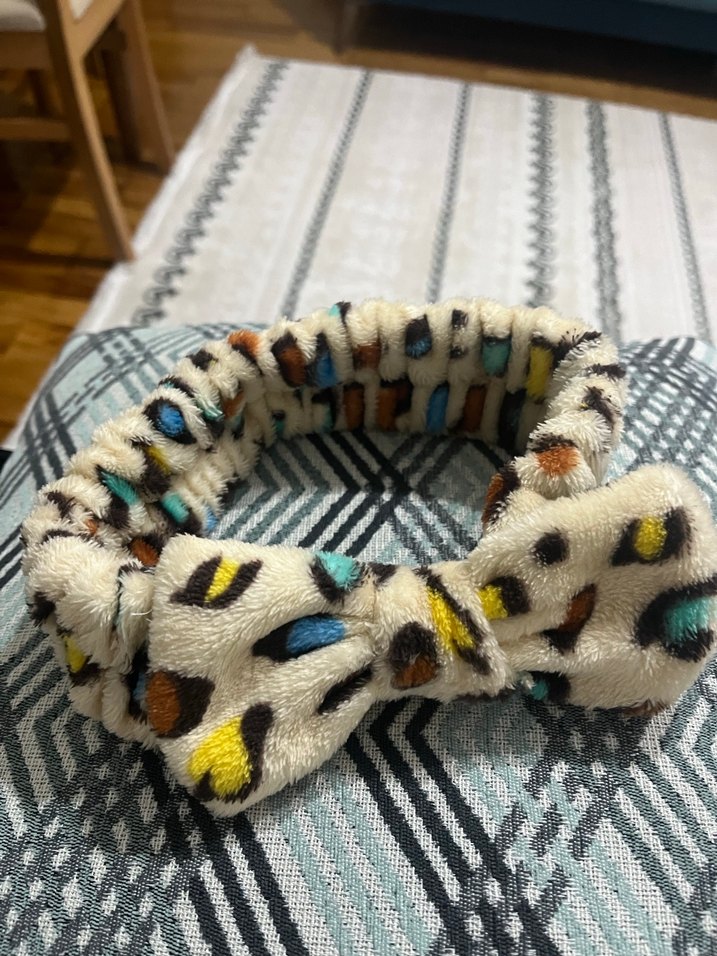 Renkli Peluş Detaylı Bohem Saç Bandı - Görsel 2