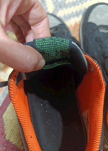 Erkek Siyah Bağcıklı ve Cırtlı Spor Ayakkabı - Görsel 2