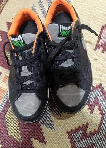 Erkek Siyah Bağcıklı ve Cırtlı Spor Ayakkabı - Görsel 4