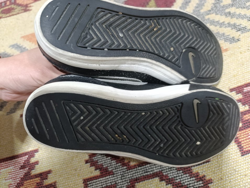 Erkek Siyah Bağcıklı ve Cırtlı Spor Ayakkabı - Görsel 5